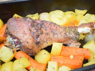Baked Turkey Leg